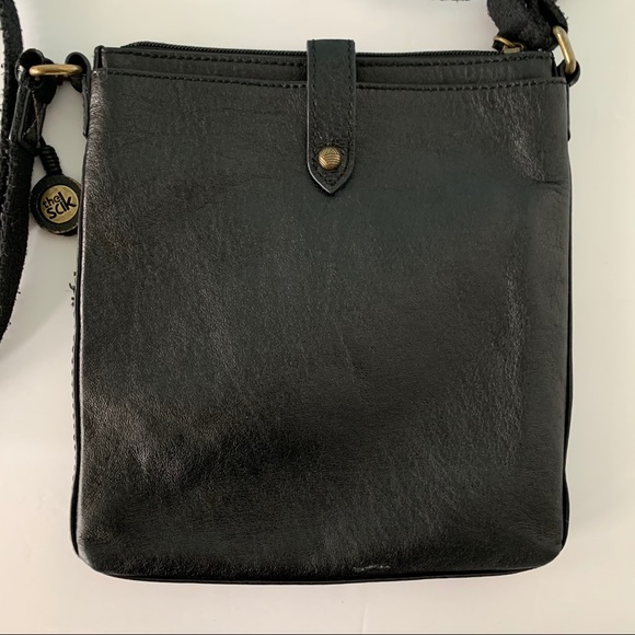 The Sak Leather Black Crossbody Bag or Purse - Picture 4 of 13